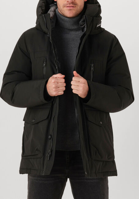 Zwarte WOOLRICH Gewatteerde jas RAMAR ARCTIC PARKA - large