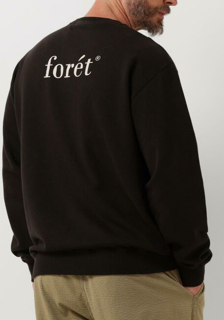 Zwarte FORÉT Trui STILL SWEATSHIRT - large