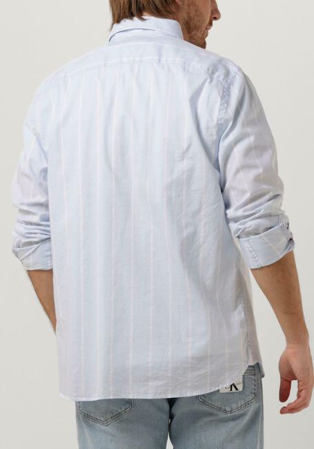 Blauw/wit gestreepte TOMMY HILFIGER Casual overhemd OXFORD STRIPE RF SHIRT - large