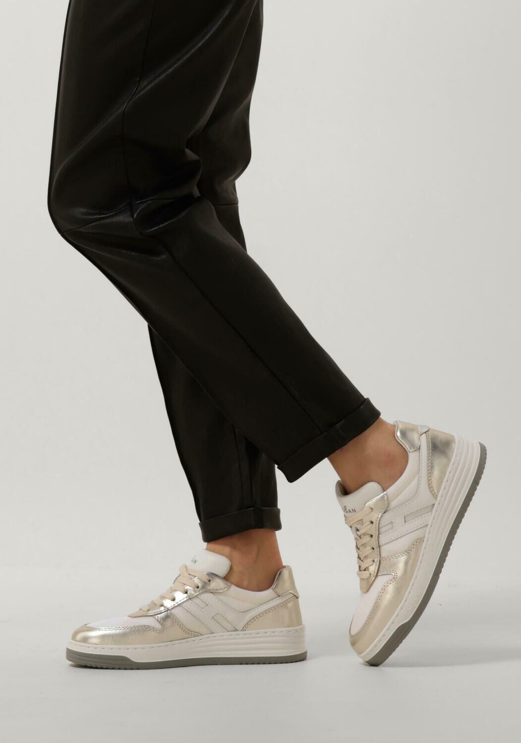 Hogan gouden sneakers sale