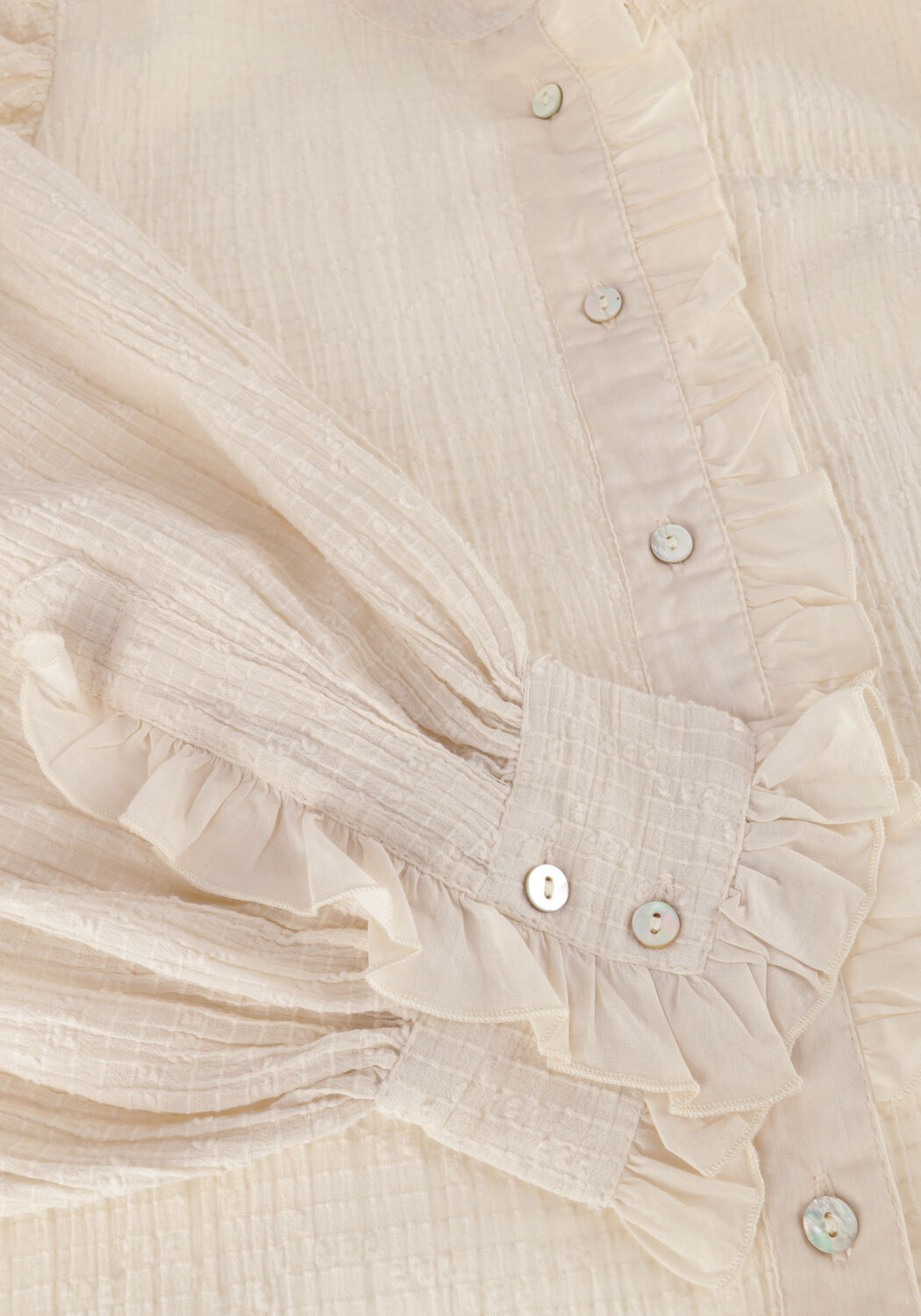 Ecru ANTIK BATIK Blouses YVETTE BLOUSE - large