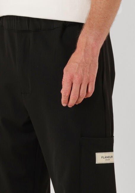 Zwarte FLANEUR Cargobroeken ATELIER TAILORED TROUSERS - large