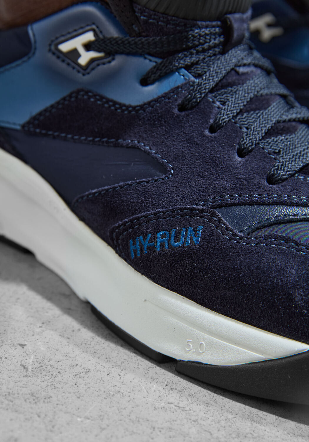 Blauwe SANTONI Lage sneakers COMBI HY-RUN SNEAKER - large