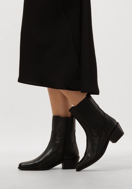 Zwarte LINA LOCCHI Enkellaarsjes L1309 - large