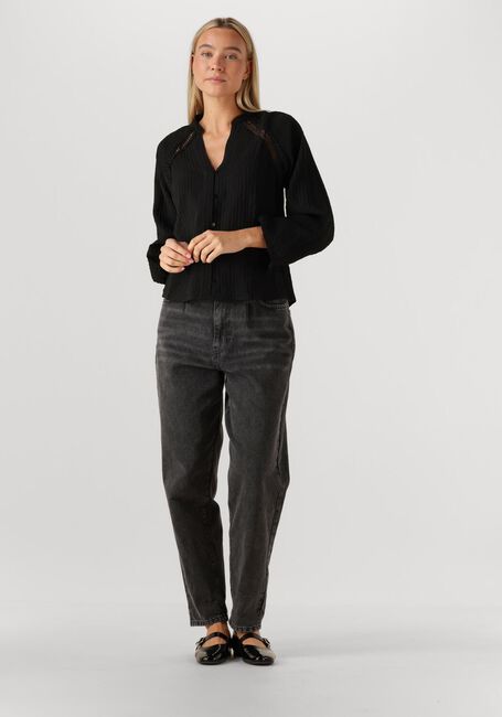 Zwarte CO'COUTURE Blouses SHINA LACE V-SHIRT - large