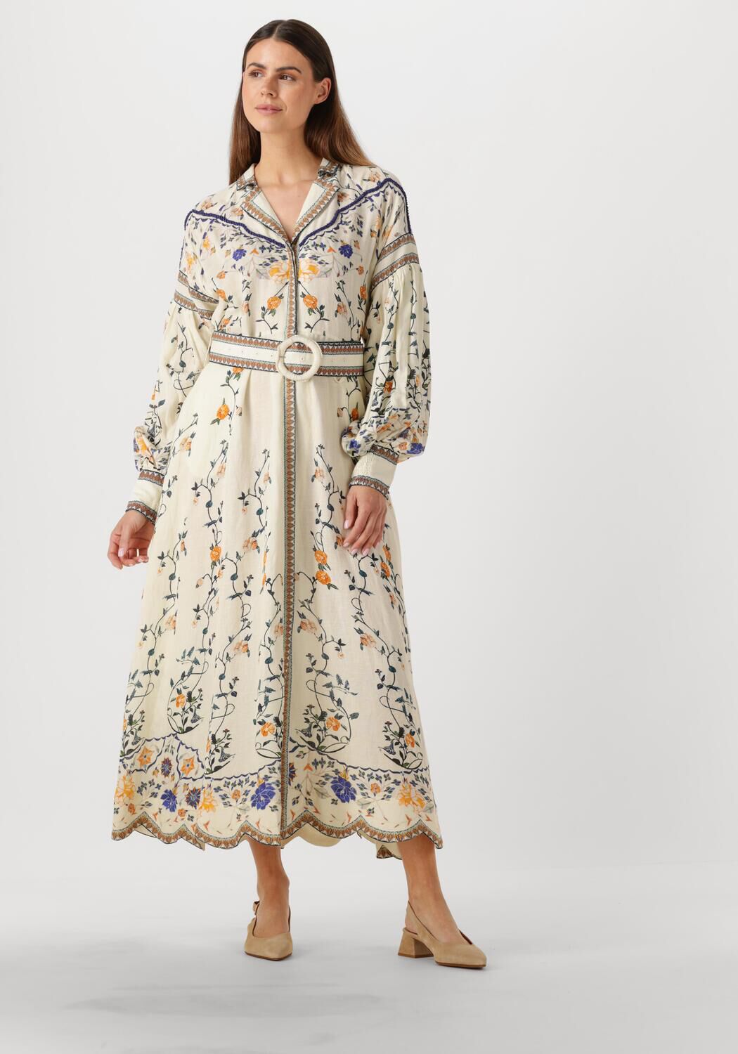 Scarlett Poppies Scarlett Poppies Maxi Jurk Dames Flora Danica Long Dress