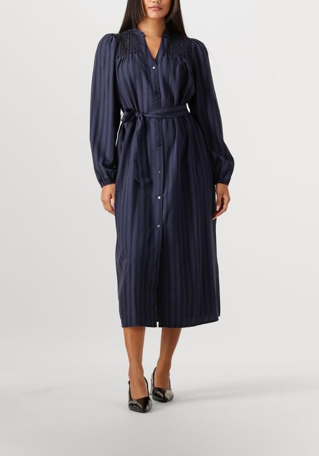 Donkerblauwe CO'COUTURE Midi jurk LULU DRESS - large