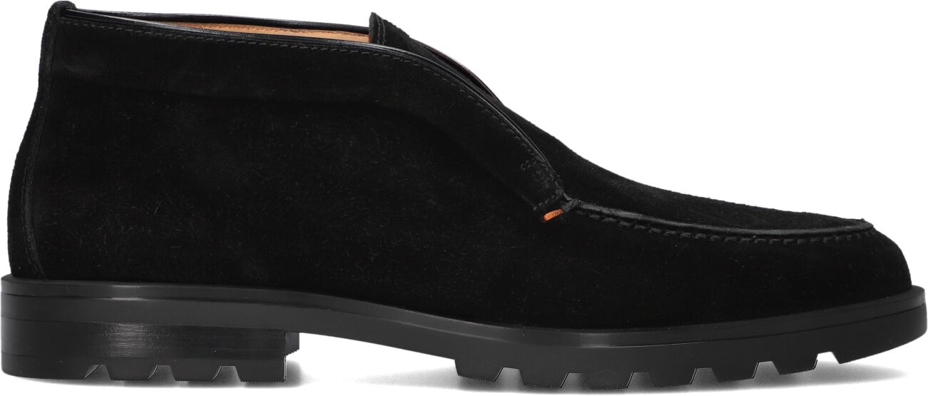 Santoni Instappers
Heren Sue Spiegel Klep Instap Gz, Maat: 44/44,5, Materiaal: Suède, Kleur: Zwart
