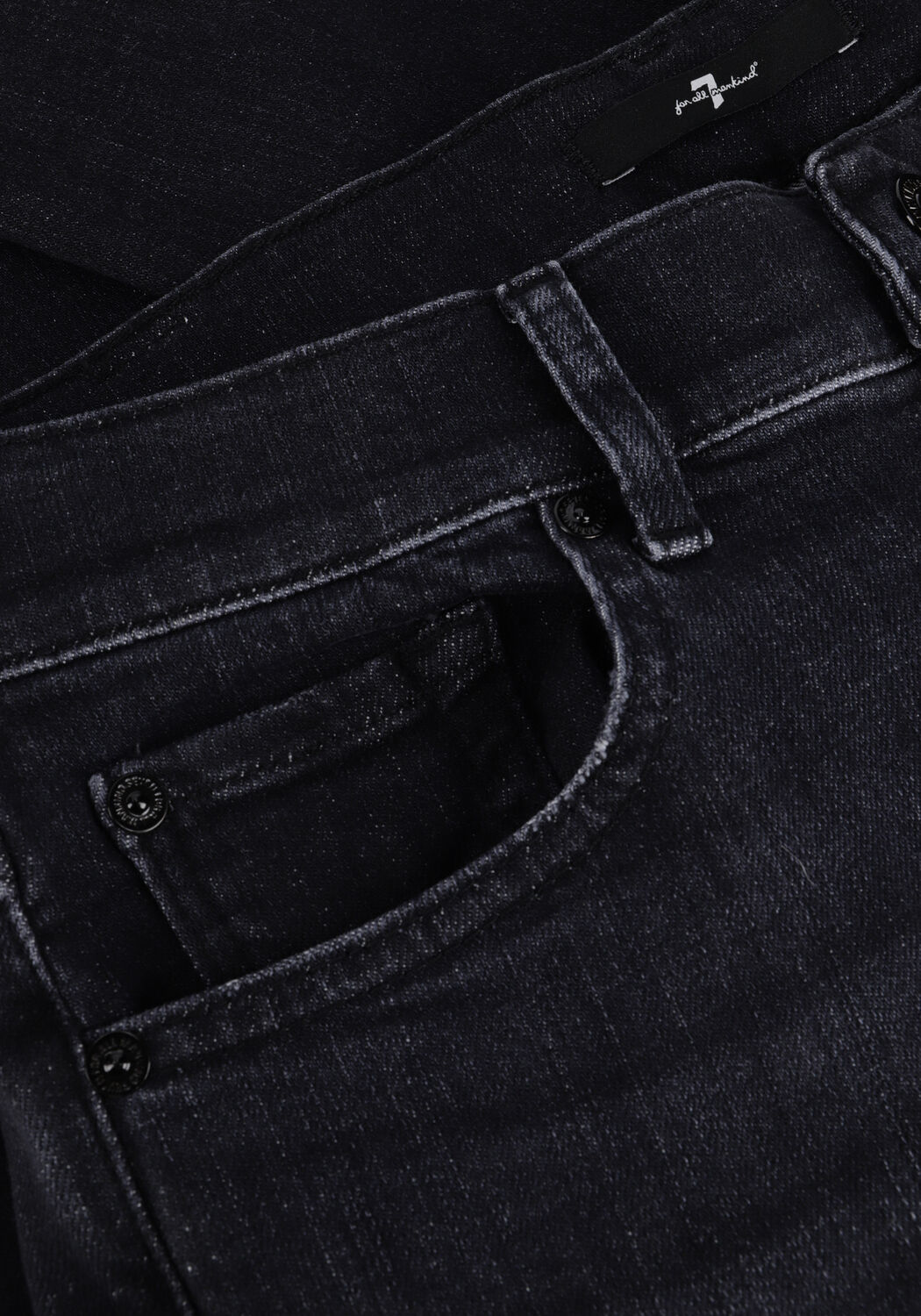 Zwarte 7 FOR ALL MANKIND Bootcut jeans BOOTCUT SLIM ILLUSION SAVAGE - large