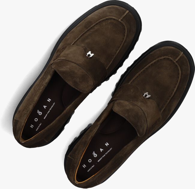 Bruine HOGAN Loafers H700 MOCASSINO Bruine HOGAN Loafers H700 MOCASSINO - large