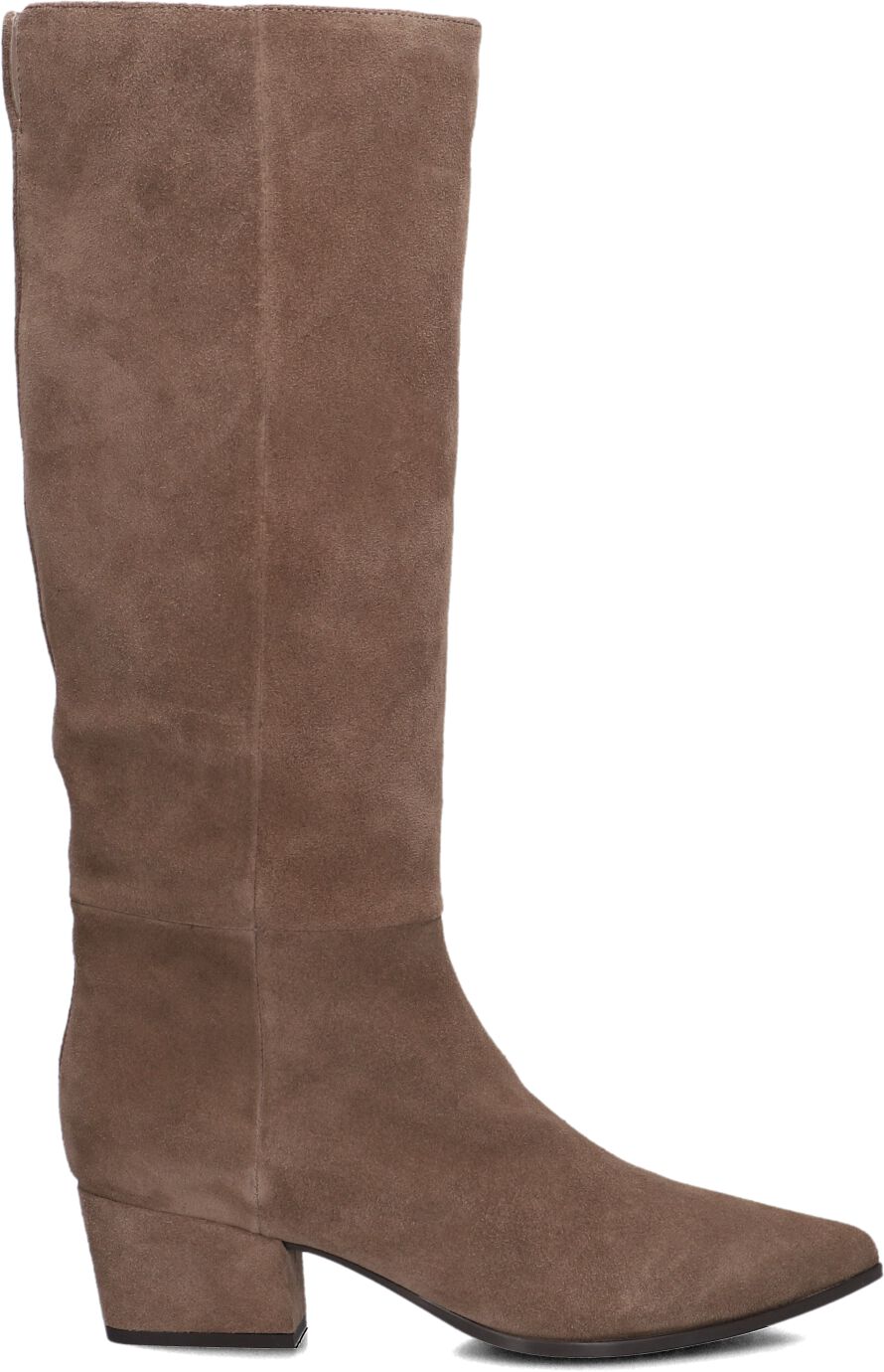 Unisa Hoge Laarzen Dames Jefri, Maat: 37, Materiaal: Suède, Kleur: Taupe