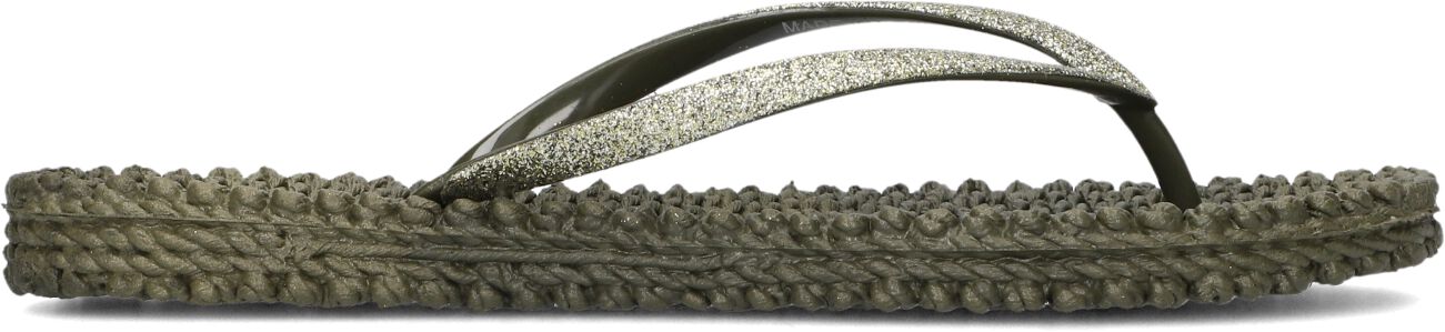 Ilse Jacobsen Teenslippers Dames Cheerful01, Maat: 39, Materiaal: Rubber, Kleur: Groen