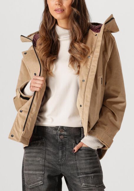 Bruine WOOLRICH Jack CORDUROY 3L JACKET - large