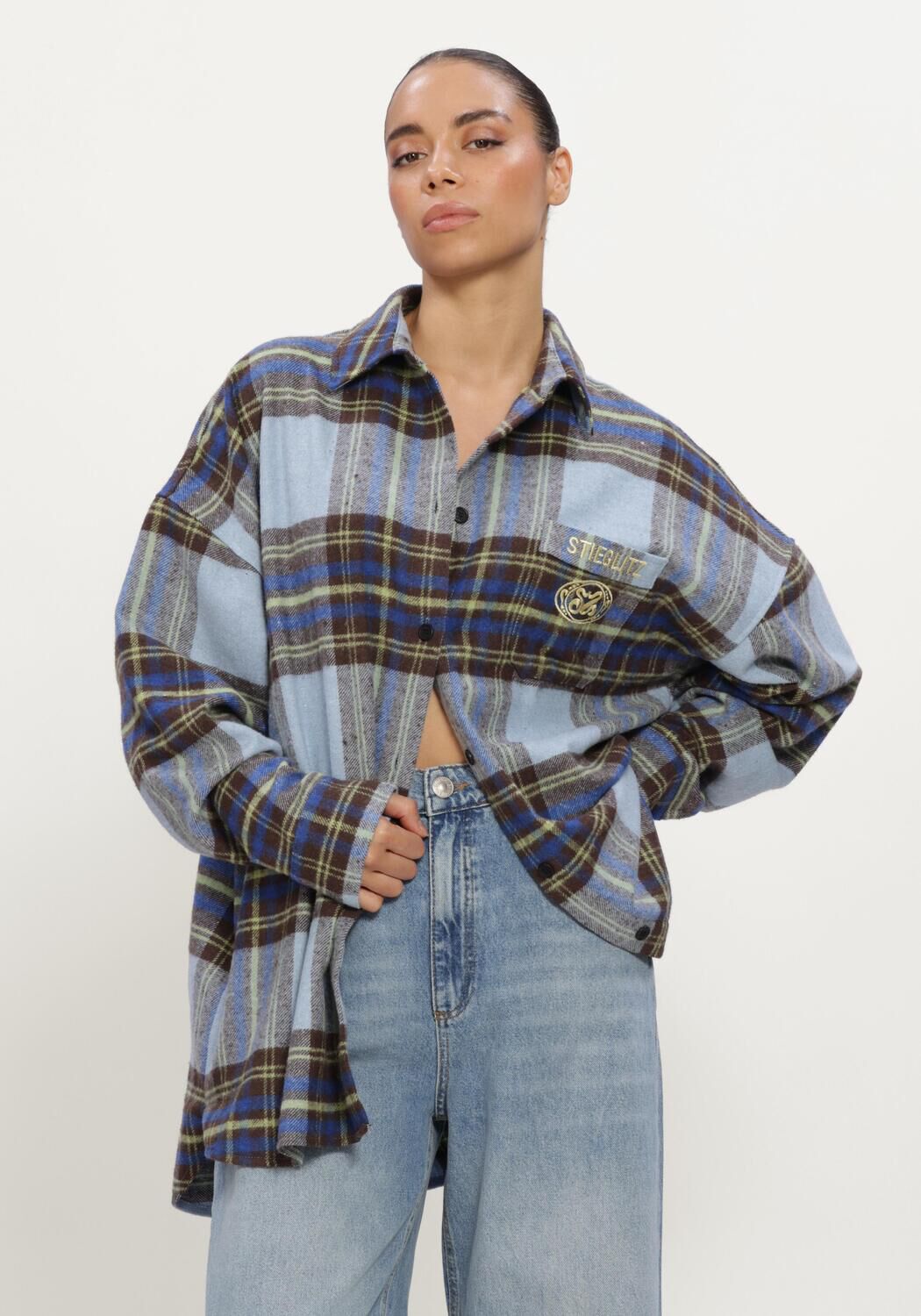 Blauwe STIEGLITZ Blouses BRIANA - large