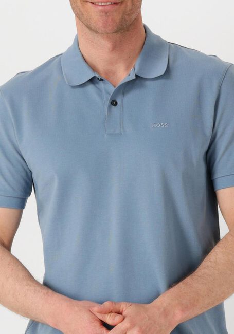 Blauwe BOSS BLACK Polo PALLAS - large