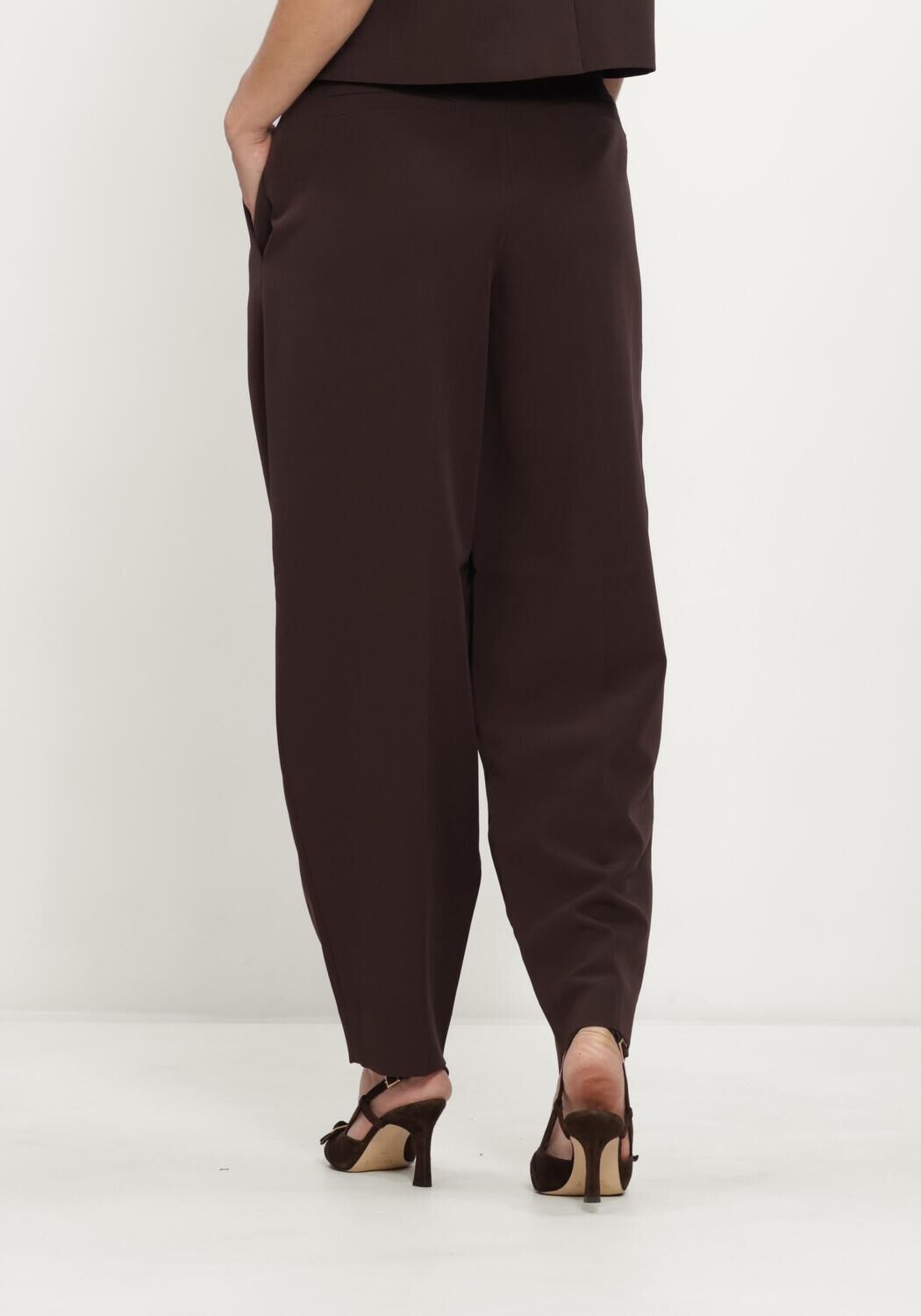 Bruine BRUUNS BAZAAR Broeken RUBYSUSBBJONAT PANTS - large