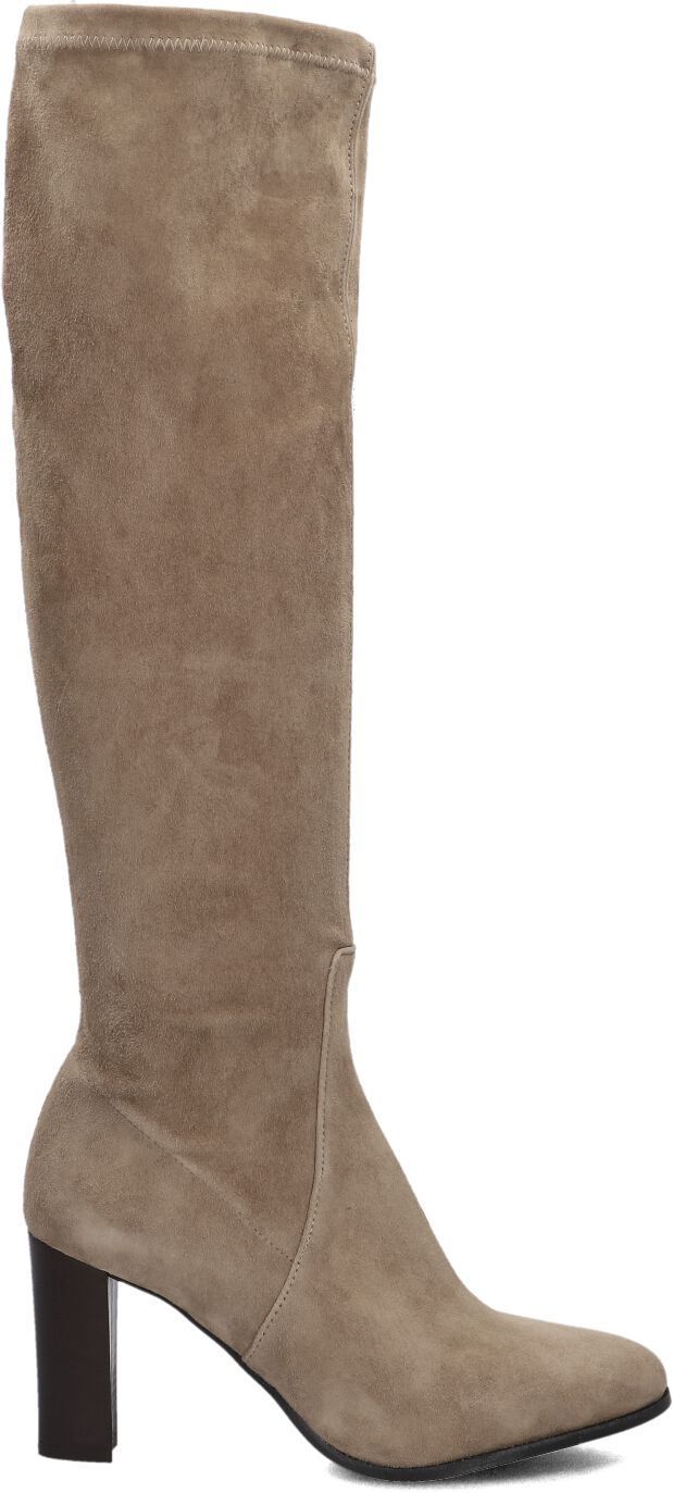 Stefano Lauran Hoge Laarzen Dames 97480, Maat: 38, Materiaal: Suède, Kleur: Taupe