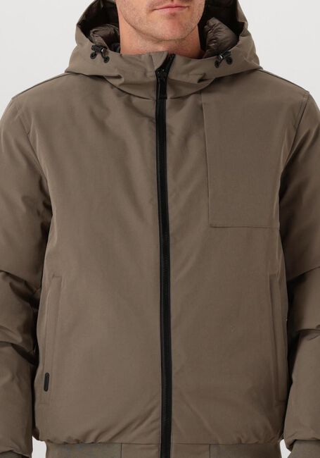 Khaki AIRFORCE Jack HOODED REVERSIBLE JACKET - large