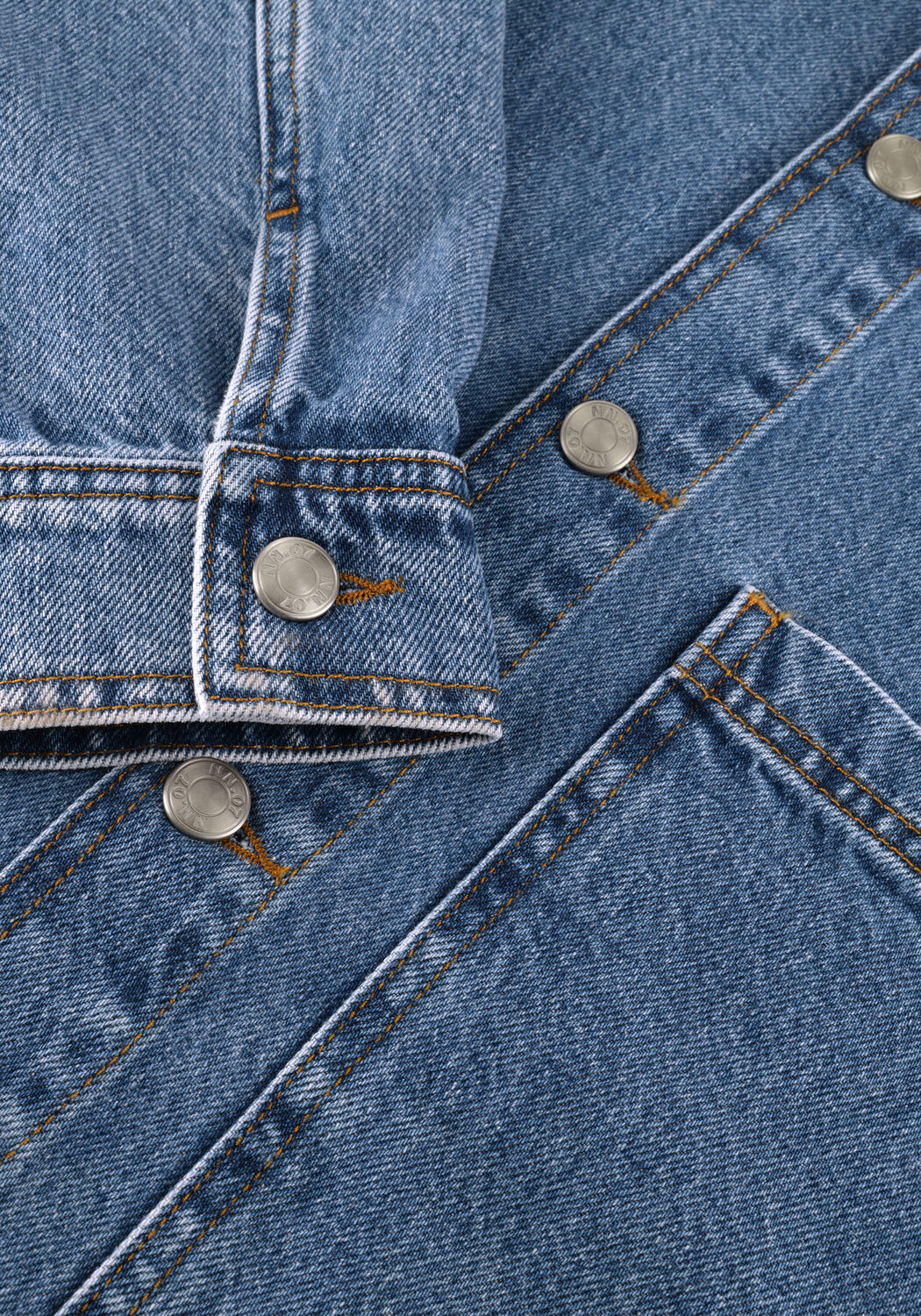 Blauwe NN.07 Overshirt BLAZE 1882 - large