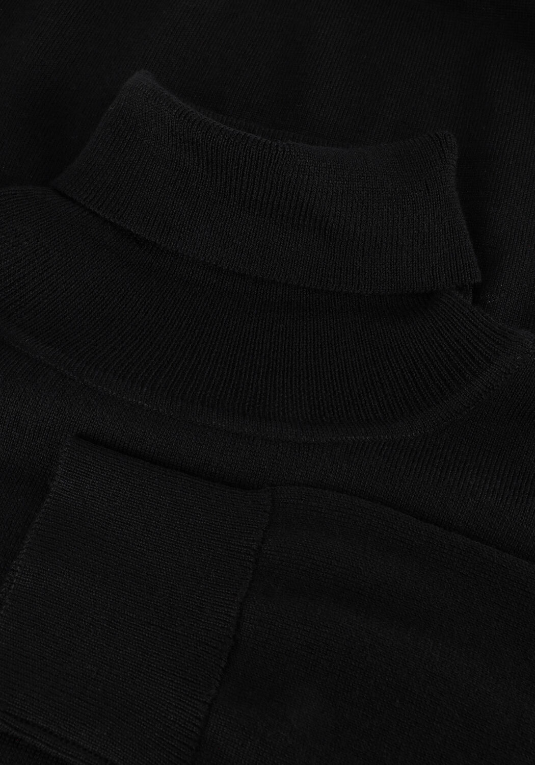 Zwarte PROFUOMO Coltrui PULLOVER ROLL NECK MERINO - large