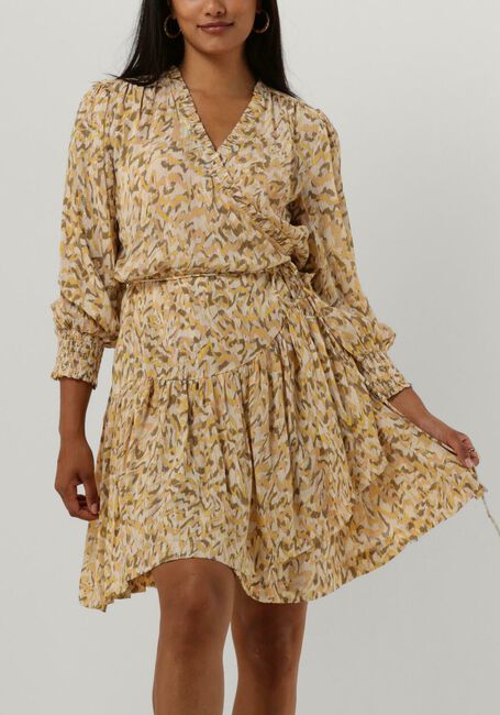 Olijf BRUUNS BAZAAR Mini jurk HASSEL NAIMAS DRESS - large