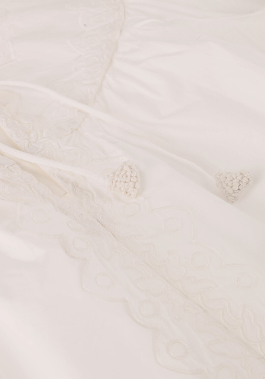 Witte ULLA JOHNSON Top EFFIE FLUTTER SLEEVE TOP - large