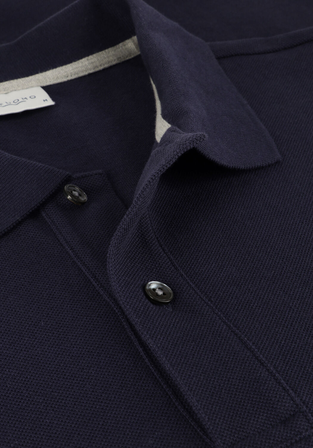 Donkerblauwe PROFUOMO Polo POLO SHORT SLEEVE - large