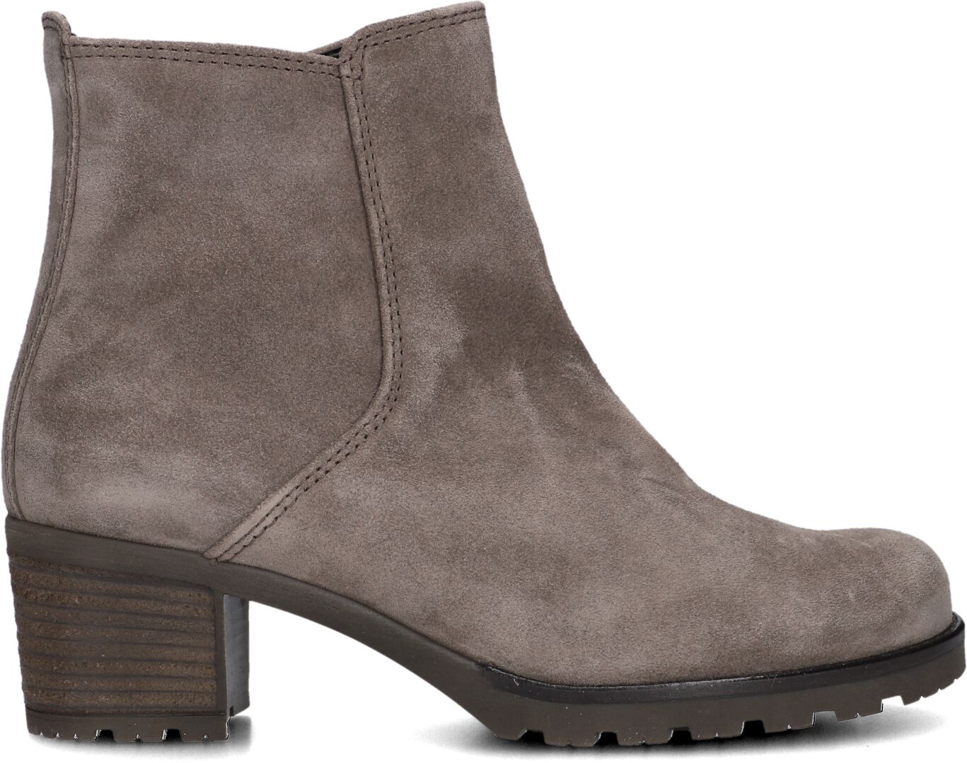 Gabor Enkellaarsjes
Dames 800.1, Maat: 35,5, Materiaal: Suède, Kleur: Taupe