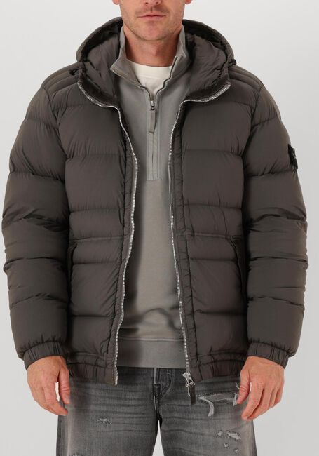 Bruine STONE ISLAND Gewatteerde jas JACKET - large