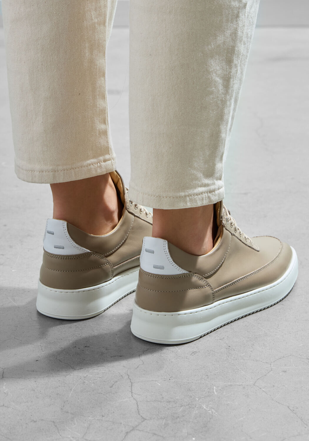 Taupe FILLING PIECES Sneakers LOW TOP ELEMENT - large