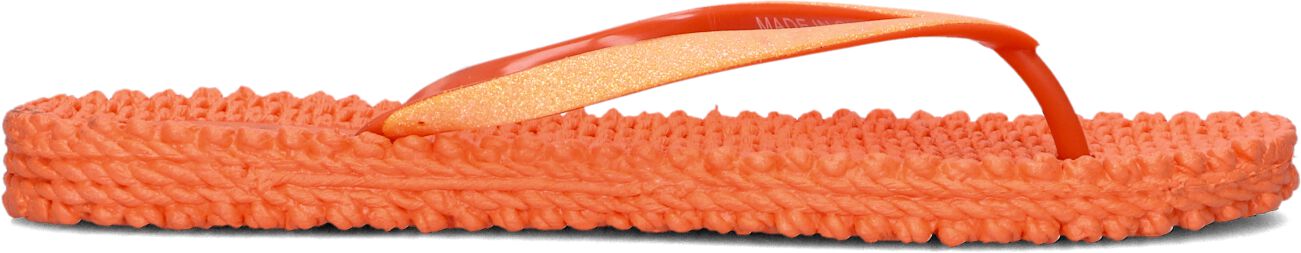 Ilse Jacobsen Teenslippers Dames Cheerful01, Maat: 40, Materiaal: Rubber, Kleur: Oranje