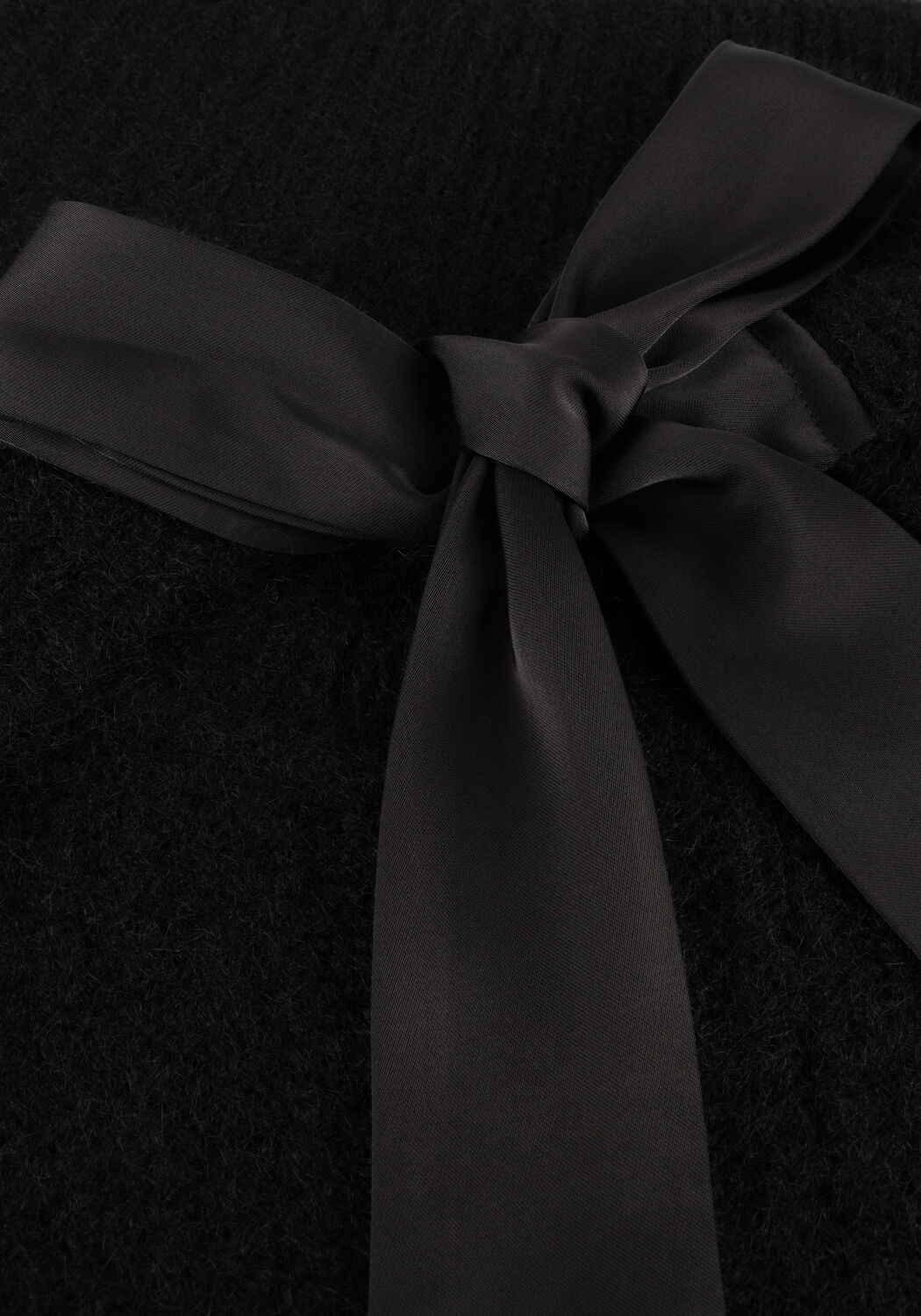 Zwarte CO'COUTURE Trui CORALIE BOW RIB KNIT - large