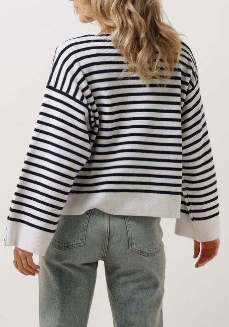 Gebroken wit SUMMUM Trui OVERSIZED SAILOR SWEATER NAUTICAL KNIT - large