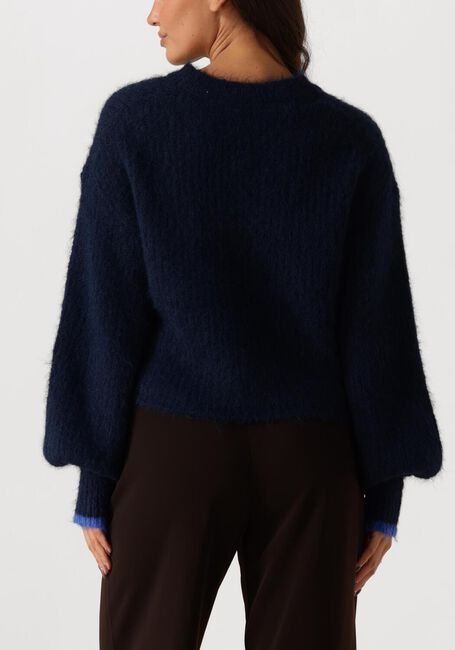 Donkerblauwe CO'COUTURE Truien/vesten CORALEE CROP KNIT - large
