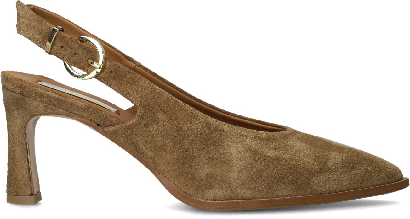Lina Locchi Slingbacks Dames Az12, Maat: 37, Materiaal: Suède, Kleur: Bruin afbeelding 1
