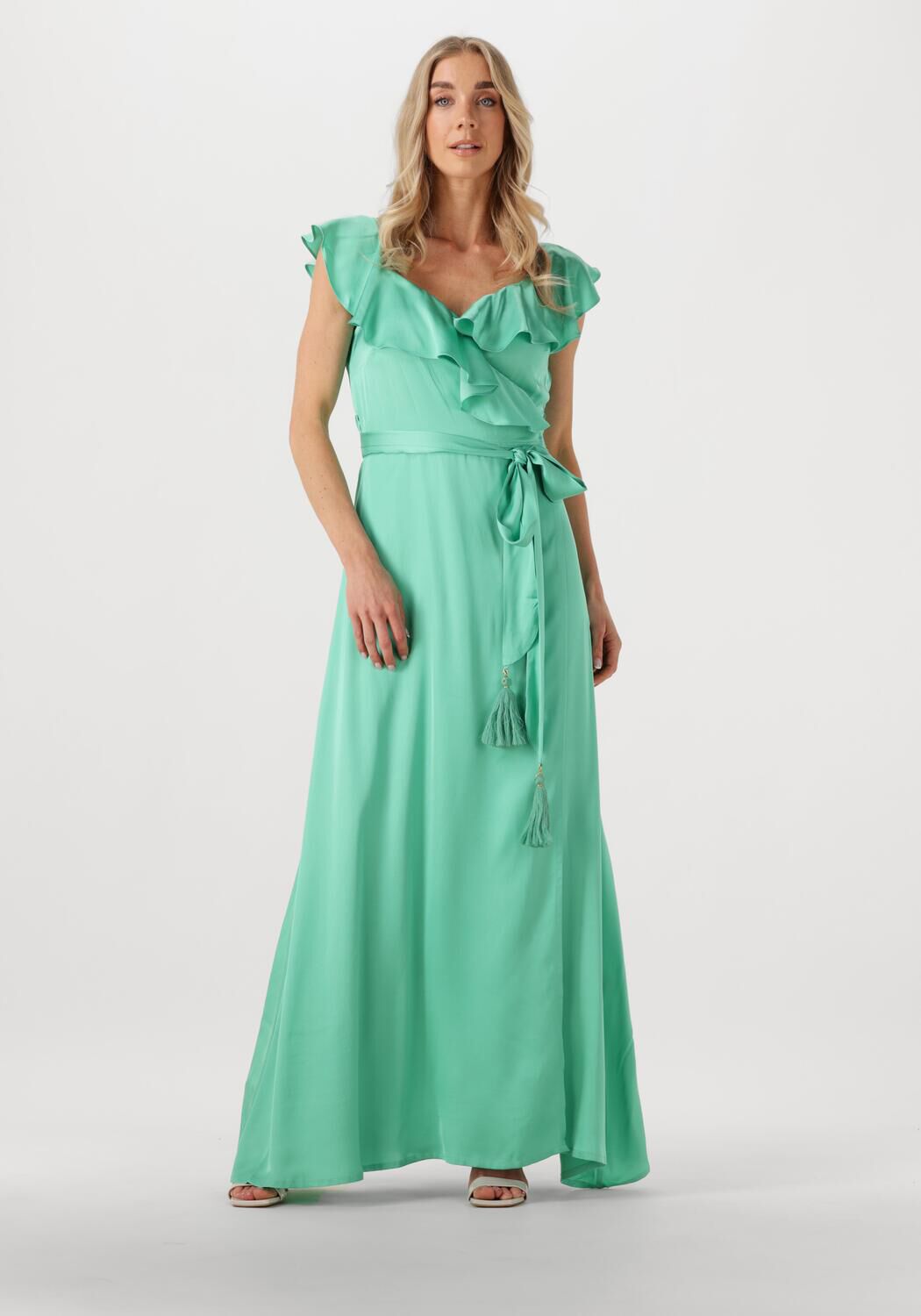 NEMA Maxi Jurk Dames N162, Maat: M, Kleur: Groen afbeelding 1