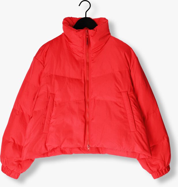 Rode CO'COUTURE Gewatteerde jas FROSTY CROP PURR JACKET Rode CO'COUTURE Gewatteerde jas FROSTY CROP PURR JACKET - large