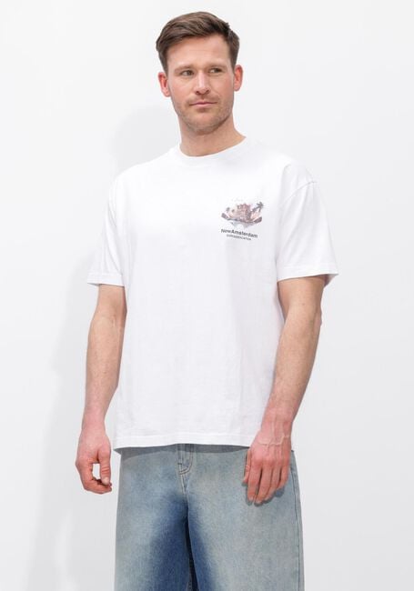 Lichtblauwe NEW AMSTERDAM SURF ASSOCIATION Polo TROPICAL TEE - large