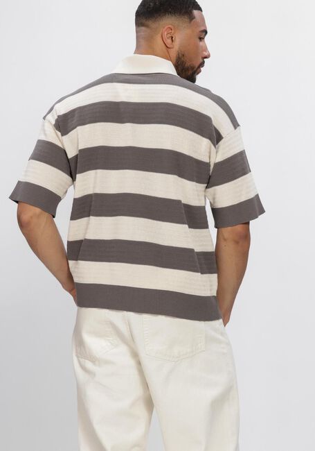 Grijze AMI PARIS Polo SHORT SLEEVES POLO WITH AMI DE COEUR PATCH - large