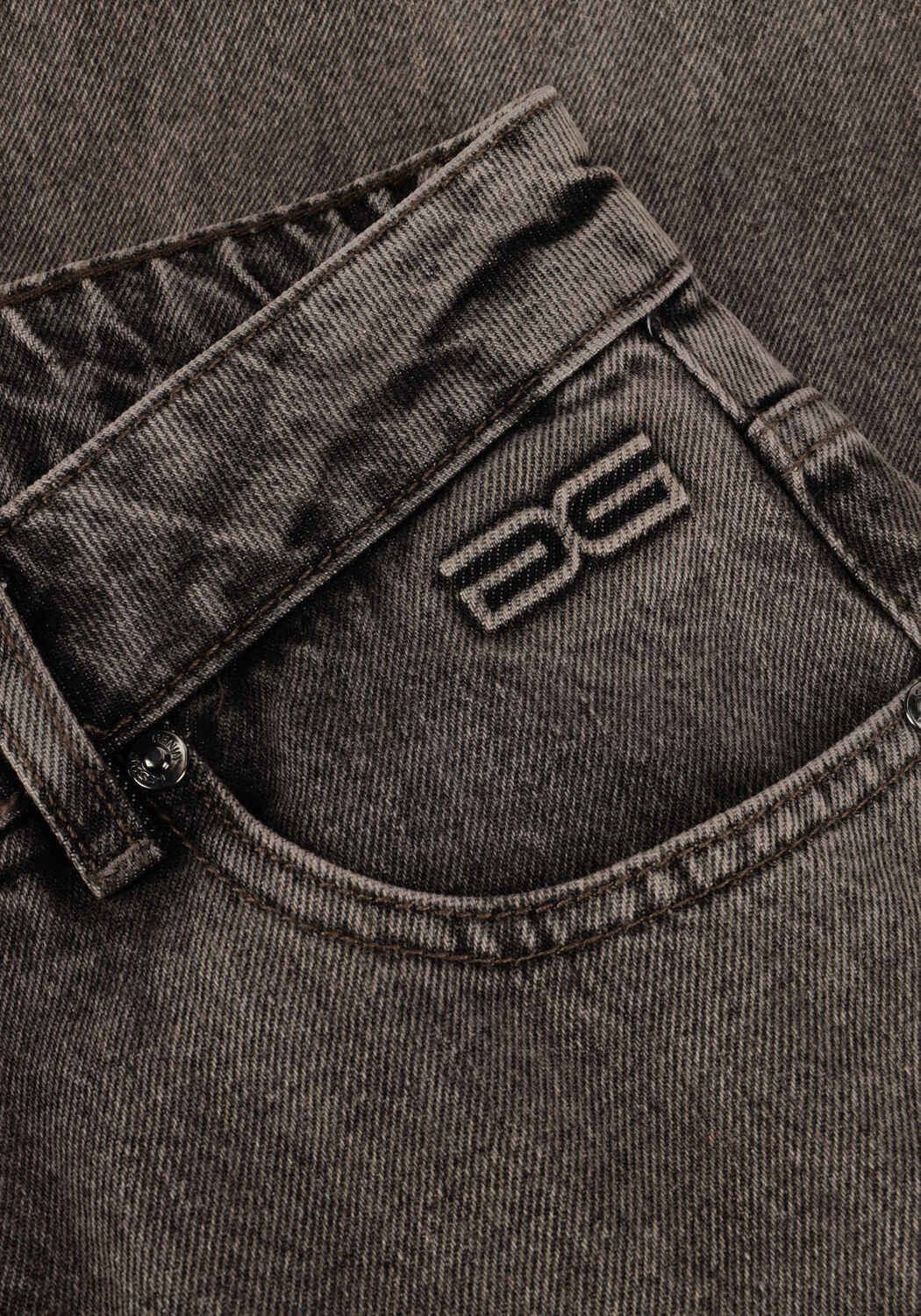 Grijze GESTUZ Wide jeans BRENDAGZ WIDE JEANS - large