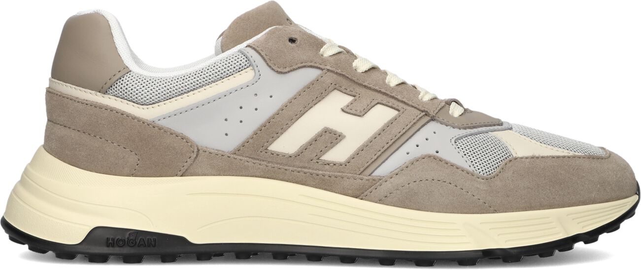 Hogan Lage Sneakers Heren Hyperlight Allacciato, Maat: 47, Materiaal: Suède, Kleur: Bruin