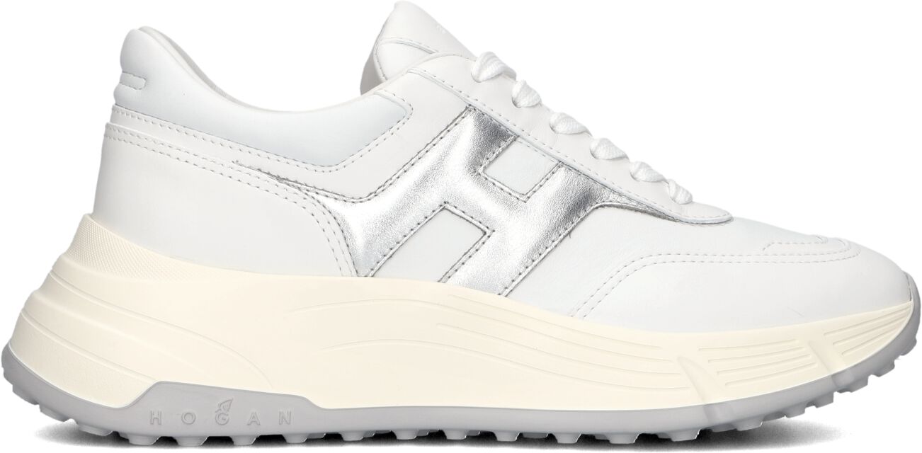 Hogan Lage Sneakers Dames H669 Allacciato, Maat: 38, Materiaal: Leer, Kleur: Wit