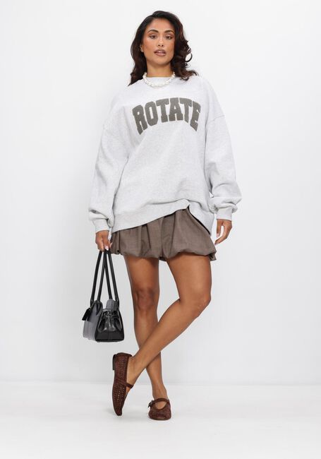 Taupe SECOND FEMALE Rokken OLINE MINI BALOON SKIRT - large