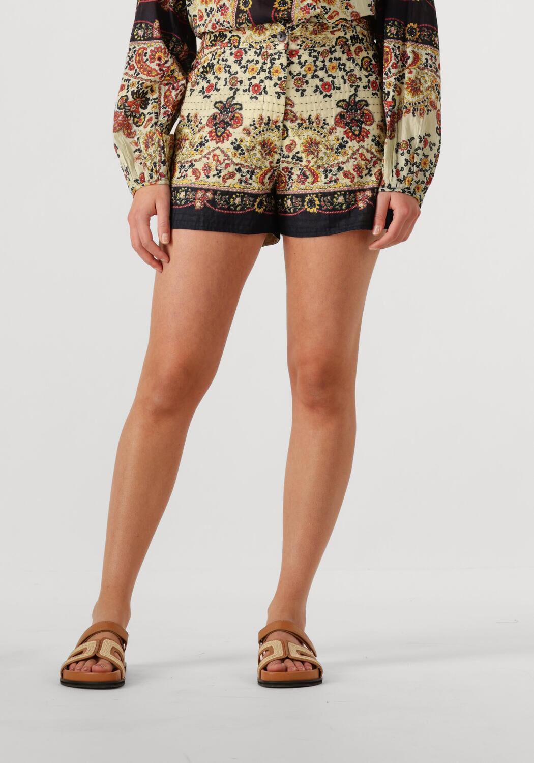 Antik Batik Korte Broek Dames Marius Short, Maat: L, Kleur: Ecru