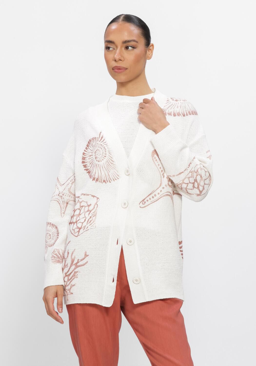 Witte MARC CAIN COLLECTION Truien/vesten AC 39.18 M41 - large