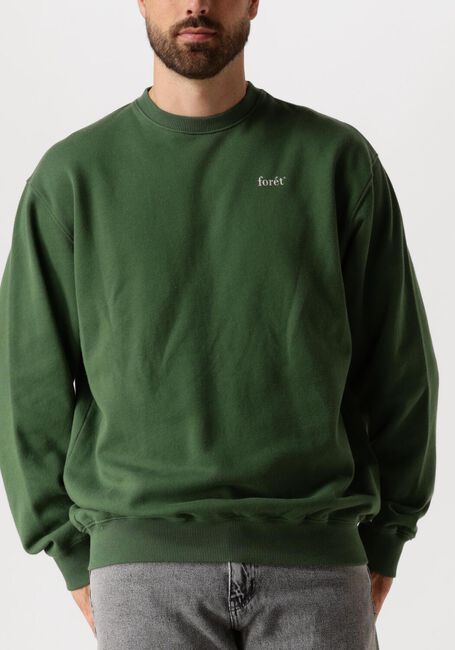 Groene FORÉT Trui OCEAN SWEATSHIRT - large