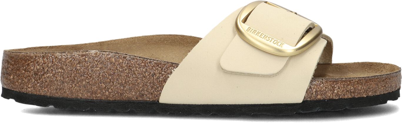 Birkenstock Slippers
Dames Madrid Big Buckle Dames, Maat: 39, Materiaal: Leer, Kleur: Wit