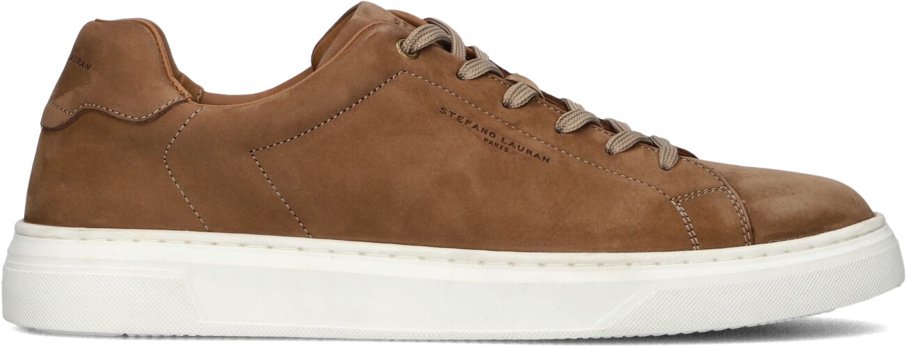 Stefano Lauran Lage Sneakers Heren Sl124h600, Maat: 45, Materiaal: Leer, Kleur: Beige