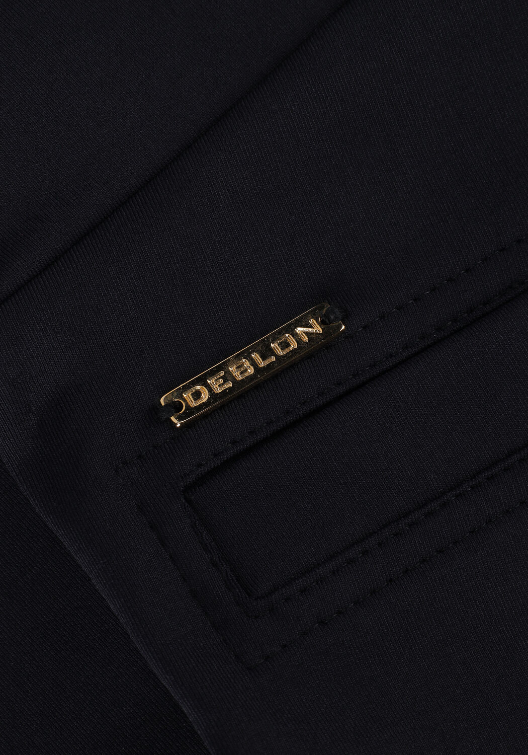 Zwarte DEBLON SPORTS Flared broek CELINE FLARED LEGGINGS - large