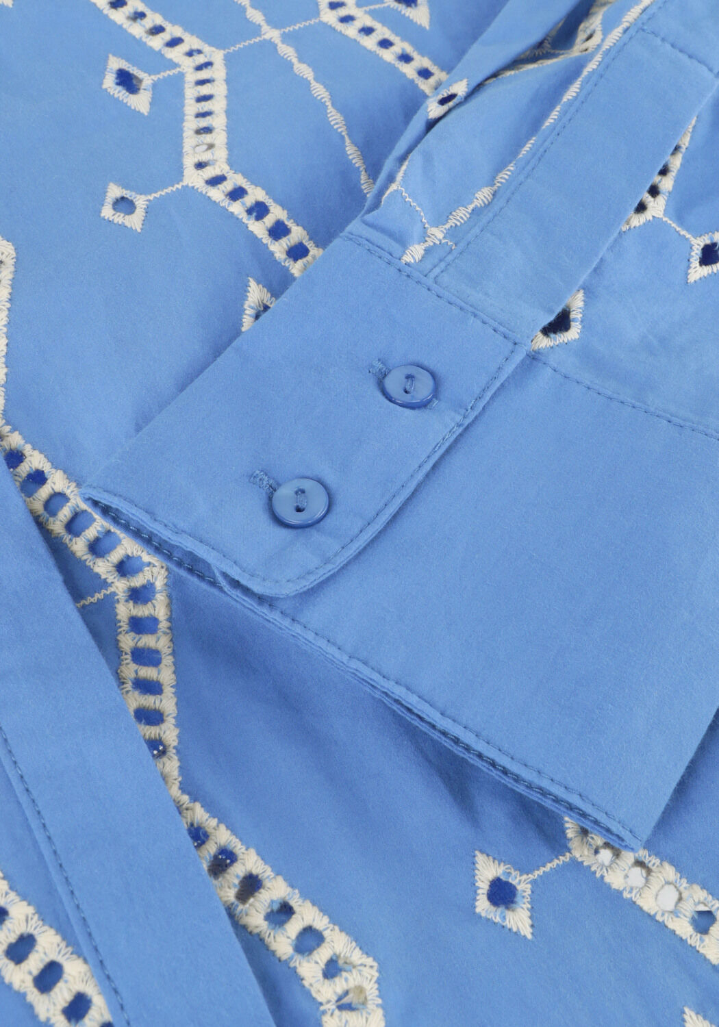 Lichtblauwe SUNCOO Blouses LYDIA - large